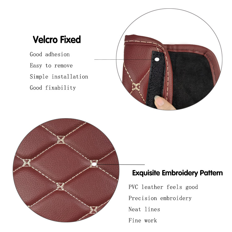  وسادة حزام الأمان العالمي للسيارة ، وسادة حزام الأمان من الجلد PVC لجميع الأحوال الجوية