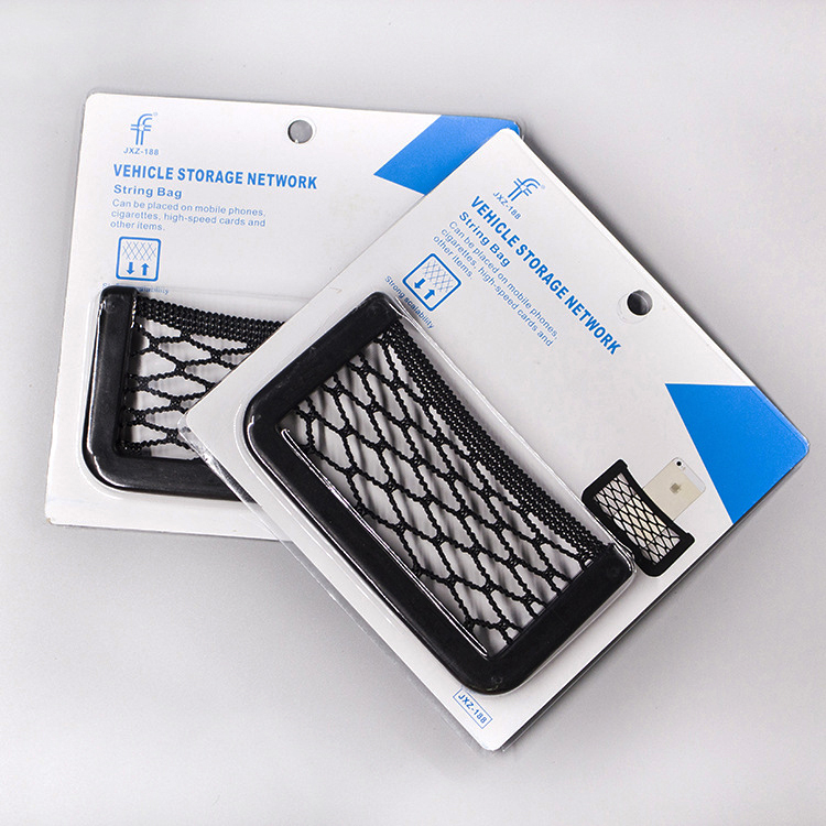 حامل المحفظة لمنظم تخزين السيارة للسيارة لحقيبة المحفظة الهاتف العالمي للسيارة حقيبة سلسلة جانبية لمقعد السيارة شبكة تخزين جانبية