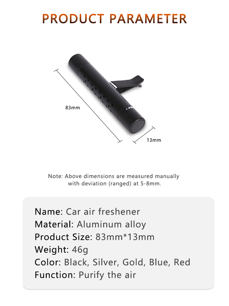 03 معطر هواء للسيارة مزود بمشبك