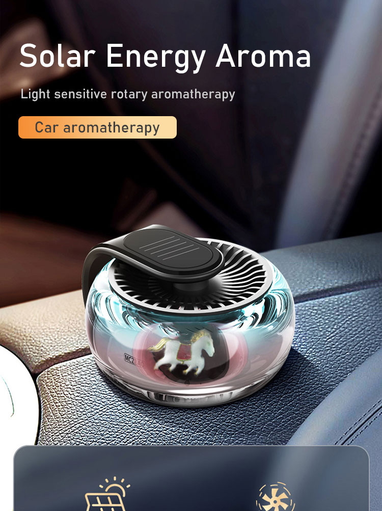 01 عطر السيارة الشمسية