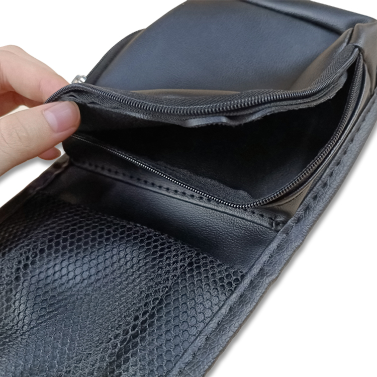 منظم جانبي لمقعد السيارة ، حقيبة تخزين لمقعد السيارة ، حقيبة للحمل متعددة الجيوب ، حامل مشروب ، جيب شبكي ، حامل هاتف لمقعد السيارة للسيارات / الشاحنة 