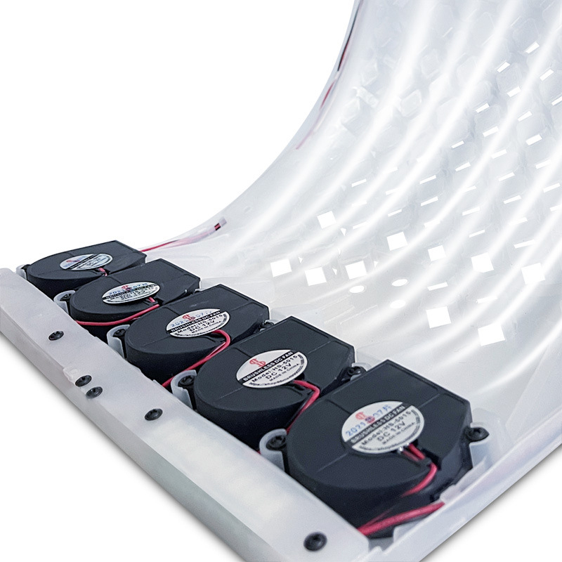 سيارة 12 فولت صيف جديد بارد التهوية وسادة تبريد غطاء مقعد السيارة مع 12 مروحة للمقعد الخلفي