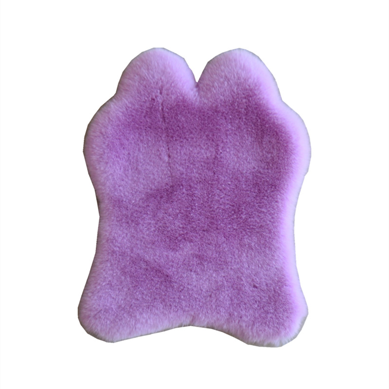 غطاء مسند الذراع القطيفة على شكل أرنب غطاء مسند الذراع المركزي للسيارة